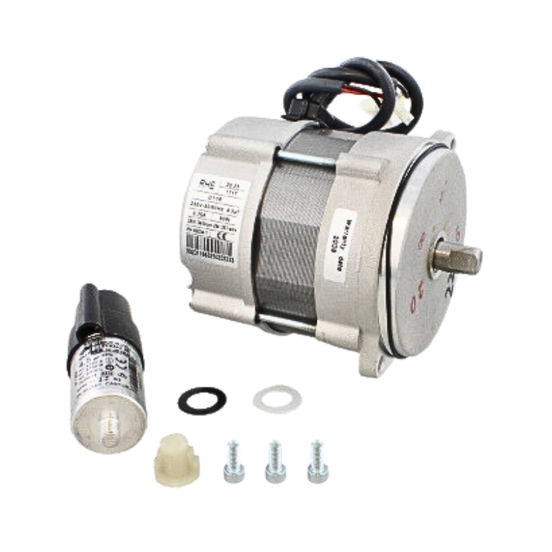Riello RDB burner motor with capacitor RBS102A (P2, 4.5uF)