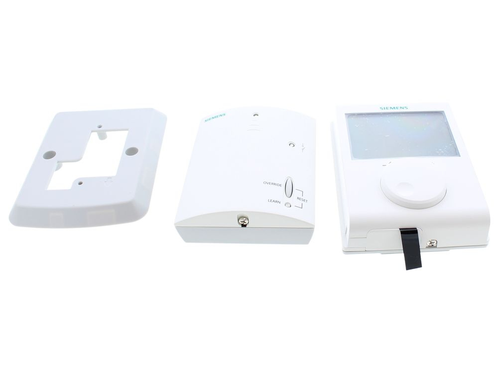 Siemens Wireless Room Thermostat Transmitter and Receiver Set RDH100RF/SET