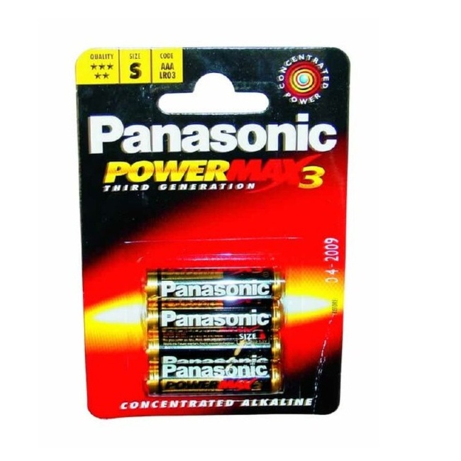 Regin REGEAAA4 Panasonic Alkaline Batteries 4 x AAA LR03 1.5V