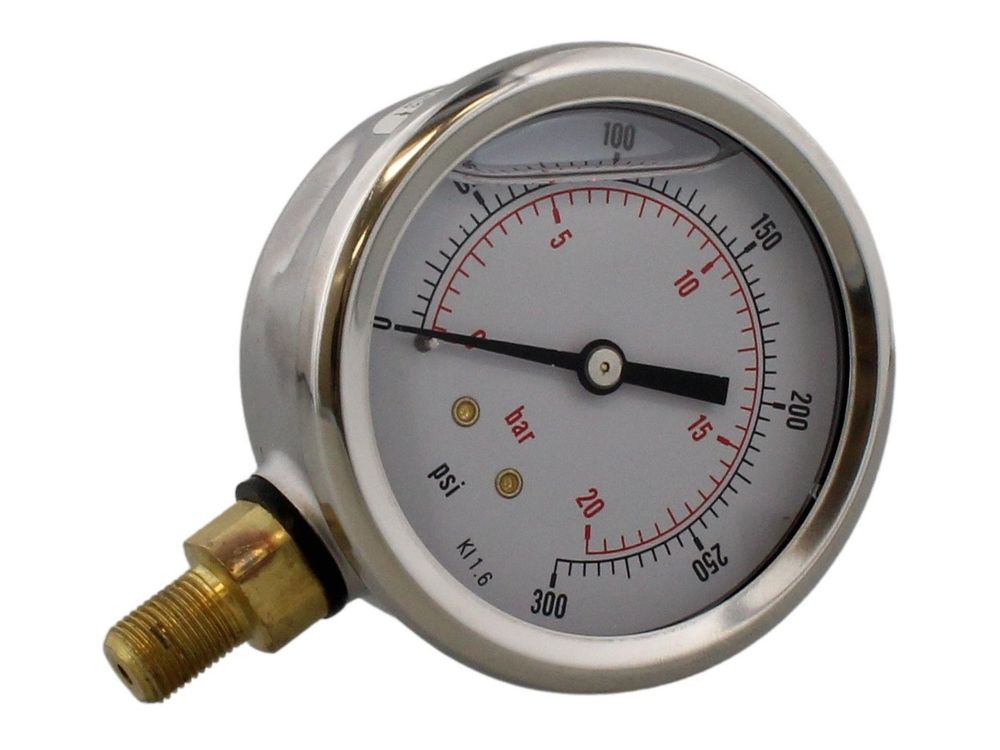 Regin Glycerol Filled Pressure Gauge REGO66