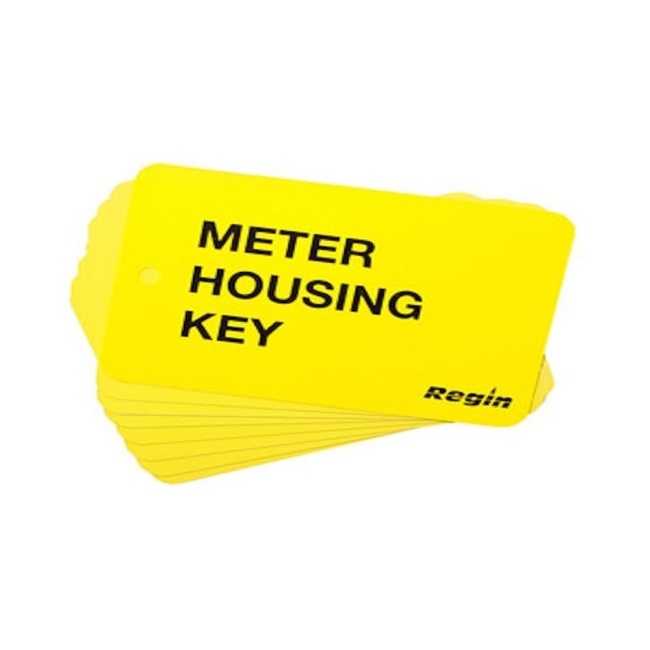 Regin Meter Housing Key I.D. Plate REGP99