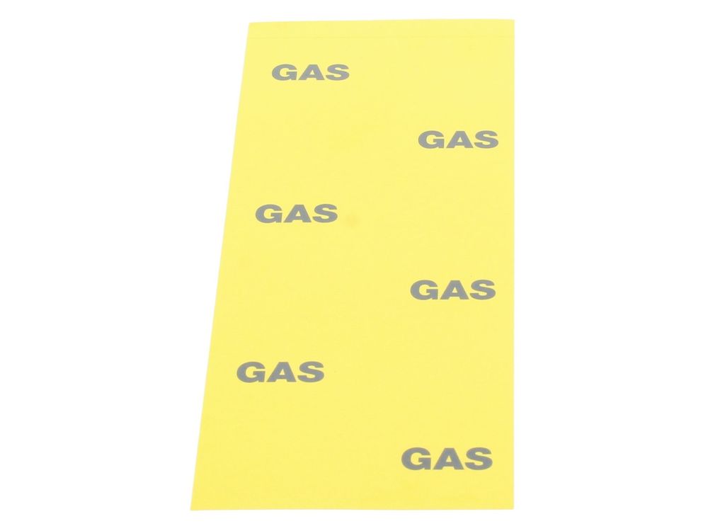 Regin Gas Pipe Label REGQ630