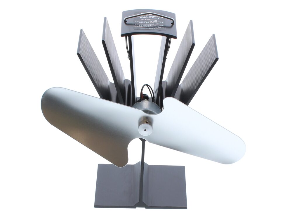 Regin REGST85 heat-powered stove fan, nickel blade
