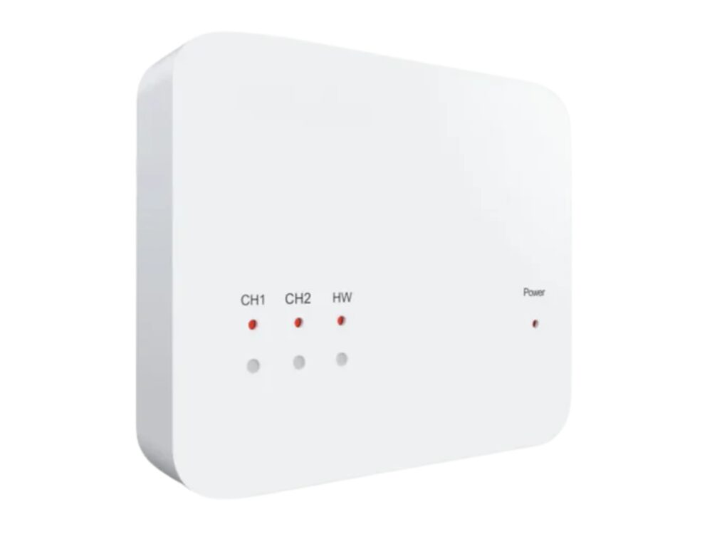 Heatmiser RF-Switch v2 wireless receiver, two heating zones and hot water