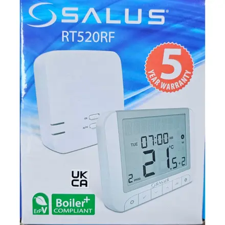 Salus Controls Wireless Programmable Thermostat RT520RF