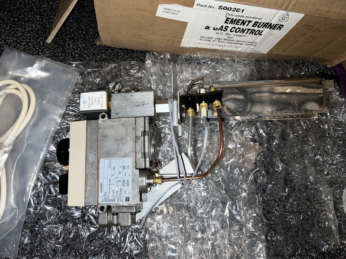 Johnson & Starley burner and gas control kit S00281, Hijan only
