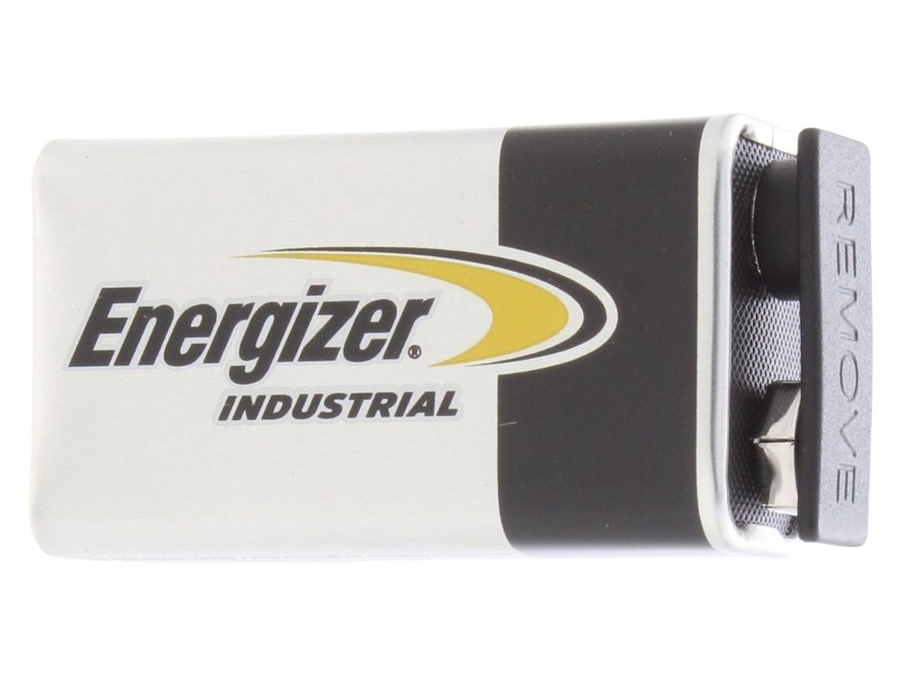 Energizer Industrial 9V Alkaline Batteries 12 Pack EN22