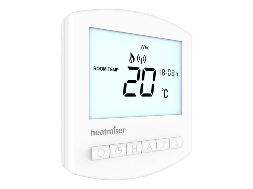 Heatmiser Slimline-RF wireless programmable thermostat