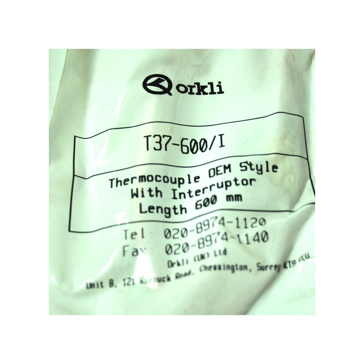 Glow-worm Fuelsaver thermocouple T37-600/I