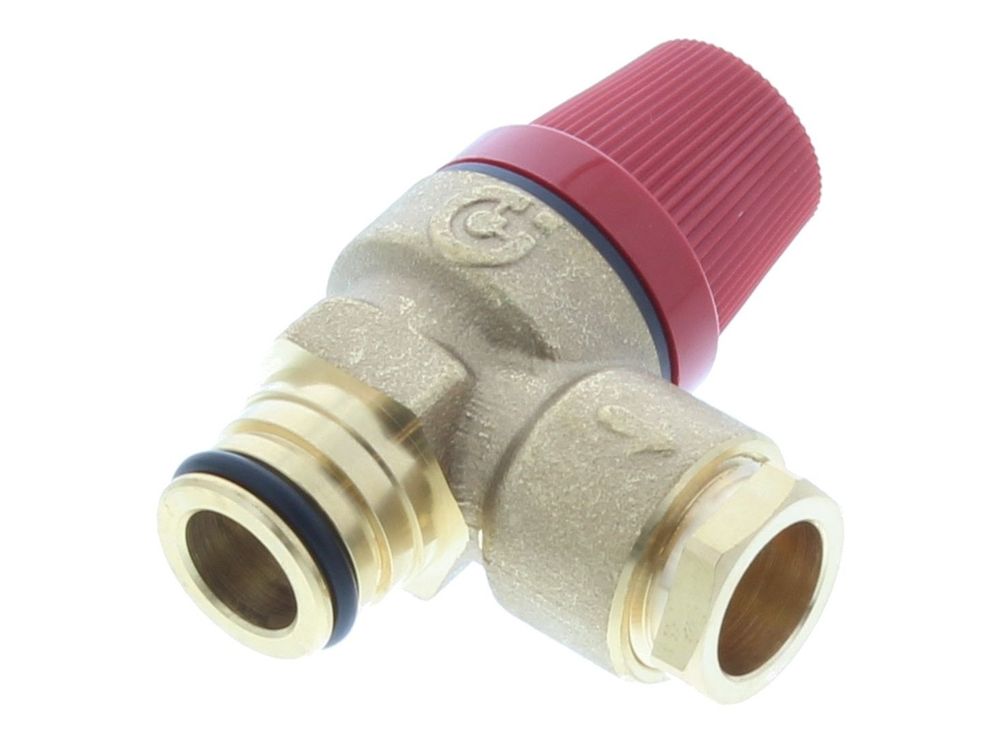 Remeha safety pressure relief valve with pipe 720481601
