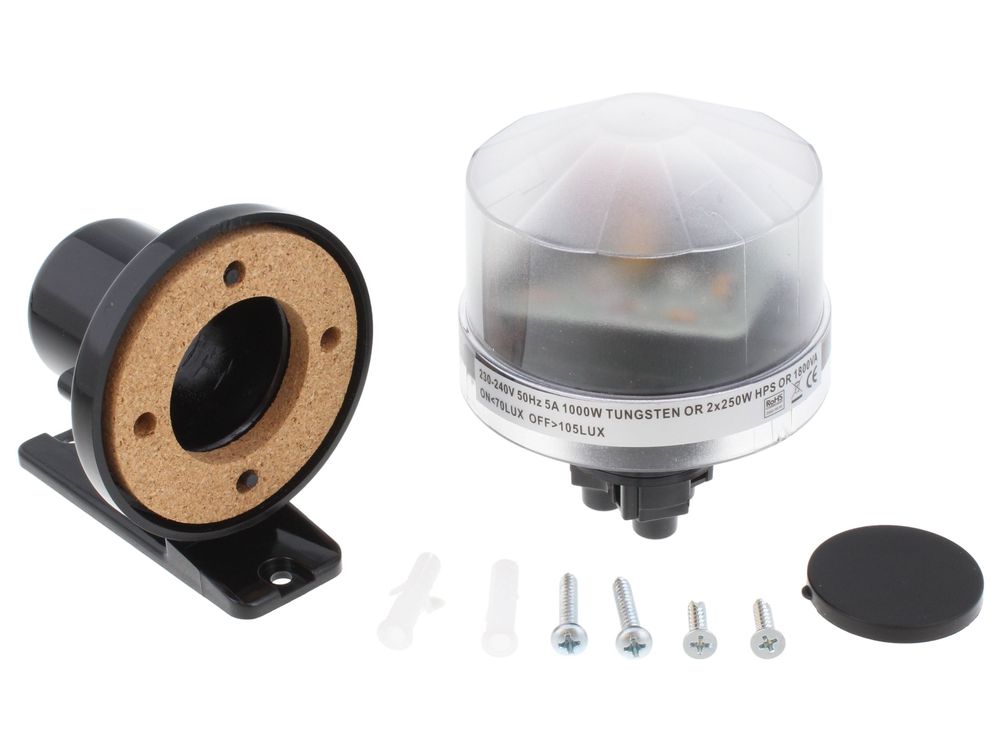 Niglon TS12EK Electronic Dusk to Dawn Photocell Kit with Inbuilt VDR Surge Suppression