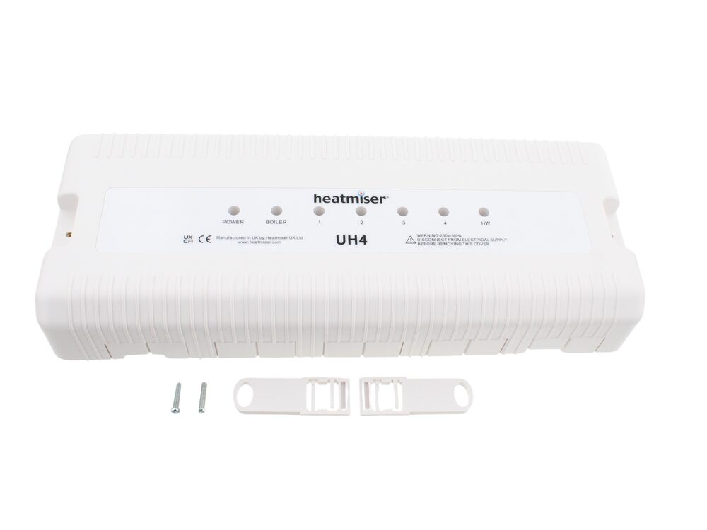 Heatmiser UH4 4 zone wiring centre
