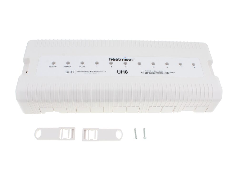 Heatmiser UH8 8 zone wiring centre