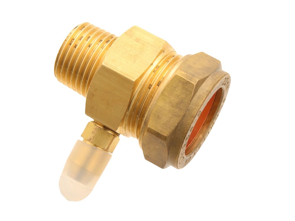 Clesse LPG test point adapter 1/2" male x 22mm compression UURFCSPMR.0422K