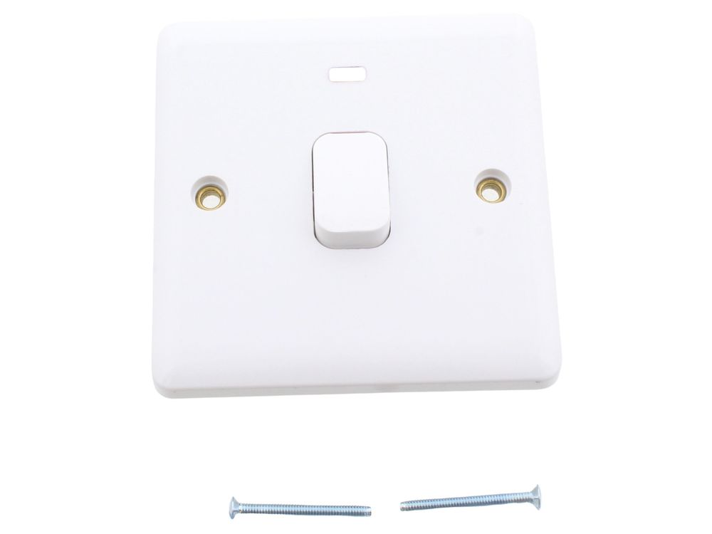 Deta Vimark Curve 20A double pole switch with neon VC1391