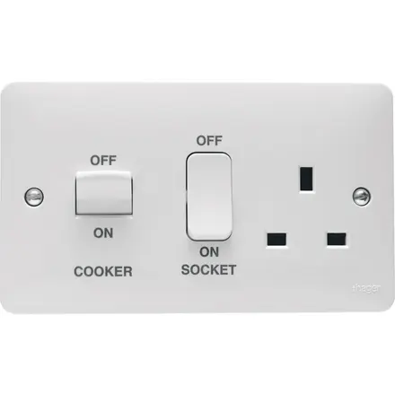 Hager Sollysta cooker control unit WMCC50