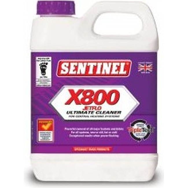 Sentinel X800 Jetflo powerflush cleaner 1 litre