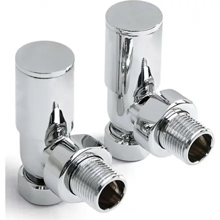 Altecnic 15mm x 1/2 Angled Traditional Cross Head Radiator Valve (Pair)