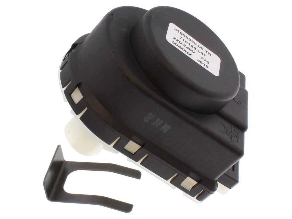 Baxi Diverter Motor with Clip Black 7216534