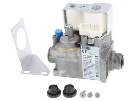 UCP gas valve and bracket assembly, cross-ref Worcester Bosch 8716117868
